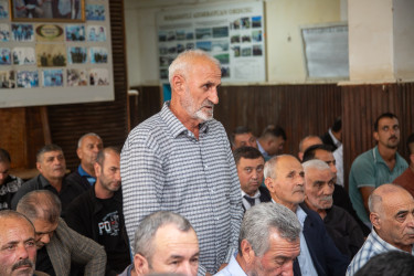 Salyan rayonunun Xələc kəndində növbəti  səyyar qəbul keçirildi.