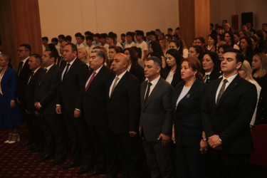 Salyanda Azərbaycan xalqının Ümummilli Lideri Heydər Əliyevin anadan olmasının 103-cü ildönümü münasibətilə tədbir keçirilib.