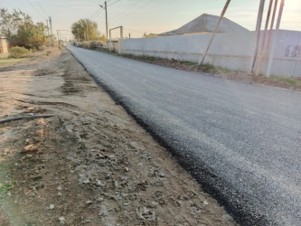 Salyan rayonunun Babazanlı yaşayış massivində asfaltlanma işləri aparılmışdır.