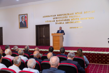 “15 iyun – Azərbaycan xalqının Milli Qurtuluş günü” günü münasibətilə  tədbir keçirilmişdir.