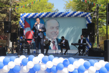 Salyanda Heydər Əliyevin anadan olmasının  103 illiyi qeyd olundu.
