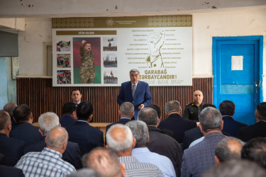 Salyan rayonunun Xələc kəndində növbəti  səyyar qəbul keçirildi.