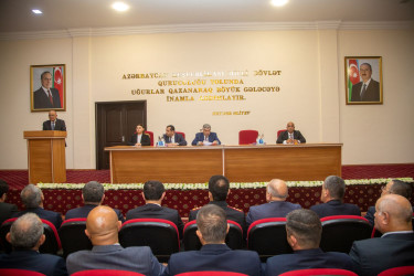 Azərbaycan Respublikasının Prezidenti İlham Əliyevin Yeni Azərbaycan Partiyasının VIII Qurultayındakı nitqindən irəli gələn vəzifələrə dair müşavirə keçirilib.