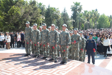 Salyanda Heydər Əliyevin anadan olmasının  103 illiyi qeyd olundu.