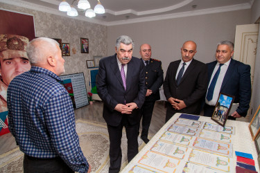 RİH başçısı tərəfindən 8 Noyabr – şanlı Zəfər Gününün beşinci ildönümü ərəfəsində şəhid ailələrinin ziyarəti davam etdirilir.