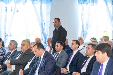 Salyan RİH başçısı Rüstəm Xəlilov 7 saylı texniki fənlər təmayüllü məktəb liseydə  şəhər əhalisi ilə görüş keçirib.