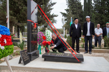 Aslan Əvəz oğlu İsmayılovun şəhadətinin ildönümü münasibətilə məzarı ziyarət olunmuşdur.