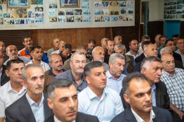 Salyan rayonunun Xələc kəndində növbəti  səyyar qəbul keçirildi.