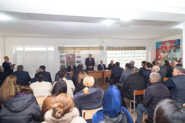 İcra başçısı Rüstəm Xəlilov Marışlı kəndində səyyar görüş keçirdi.