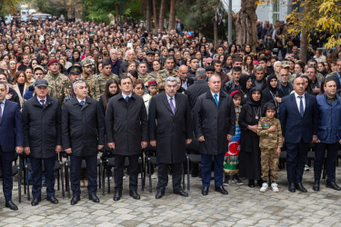 Salyanda “8 Noyabr - Zəfər Günü” böyük  coşqu ilə qeyd olundu.