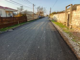 Salyan rayonunun Babazanlı yaşayış massivində asfaltlanma işləri aparılmışdır.