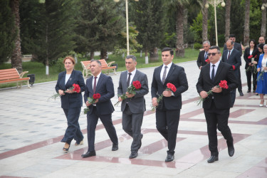 Salyanda Azərbaycan xalqının Ümummilli Lideri Heydər Əliyevin anadan olmasının 103-cü ildönümü münasibətilə tədbir keçirilib.