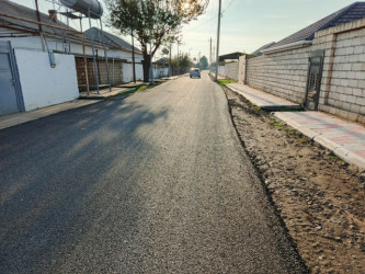 Salyan rayonunun Babazanlı yaşayış massivində asfaltlanma işləri aparılmışdır.