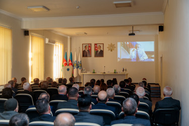 Salyanda Yeni Azərbaycan Partiyasının yaradılmasının 33-cü ildönümü münasibətilə konfrans keçirilib.