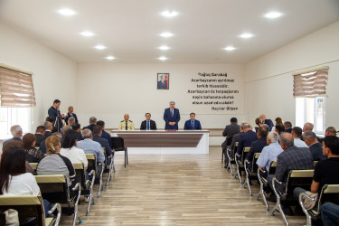 Salyanda növbəti səyyar qəbul Arbatan kəndində keçirildi.