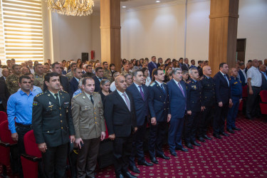 Salyan ictimaiyyəti Ulu Öndərin xatirəsini əziz tutur.