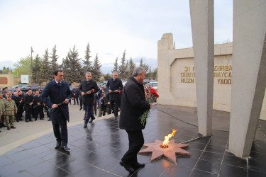 Salyanda  31 Mart soyqırımı qurbanlarının xatirəsi anılıb