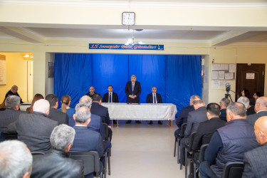 Salyan Rayon İcra Hakimiyyətinin başçısı Rüstəm Xəlilovun Boranıkənd kəndinin sakinləri ilə səyyar qəbulu keçirilib.