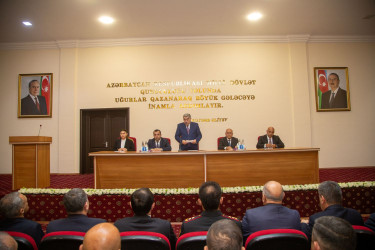 Azərbaycan Respublikasının Prezidenti İlham Əliyevin Yeni Azərbaycan Partiyasının VIII Qurultayındakı nitqindən irəli gələn vəzifələrə dair müşavirə keçirilib.
