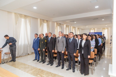 “27 sentyabr - Anım Günü”nün beşinci ildönümü ilə əlaqədar “Şəhidlik Zirvəsi: Milli Kimlik və Tarixi Yaddaş” mövzusunda tədbir keçirilib.