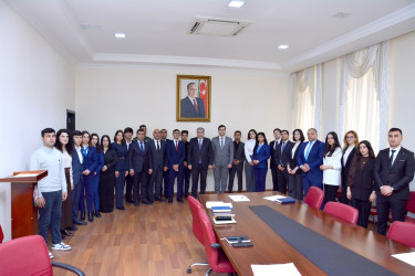 “2 Fevral - Azərbaycan Gəncləri Günü”  münasibətilə tədbir keçirilib.