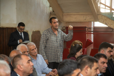 Salyan rayonunun Xələc kəndində növbəti  səyyar qəbul keçirildi.